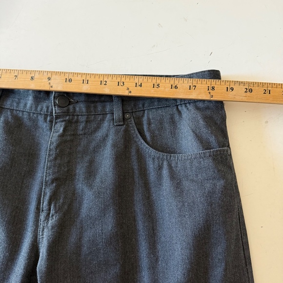 HUGO BOSS Maine Straight Leg Charcoal Herringbone 5 Pocket Pants Mens 36 x 34 - Picture 9 of 13